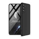 For Samsung Galaxy S21 FE GKK Three Stage Splicing Full Coverage PC Case(Black) - 1