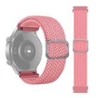 For Samsung Galaxy Watch Active2 44mm Adjustable Nylon Braided Elasticity Watch Band(Pink) - 1