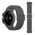 For Samsung Galaxy Watch Active2 44mm Adjustable Nylon Braided Elasticity Watch Band(Grey) - 1