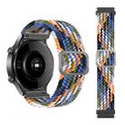 20mm Universal Adjustable Nylon Braided Elasticity Watch Band(Colorful Denim) - 1
