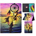 For Samsung Galaxy Tab A7 Lite 8.7 (2021) T220 Voltage Texture Coloured Drawing Horizontal Flip Leather Case with Holder & Card Slot(Dreamcatcher) - 1