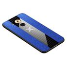 For Huawei Mate 8 XINLI Stitching Cloth Textue Shockproof TPU Protective Case(Blue) - 1