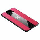 For Huawei Mate 10 XINLI Stitching Cloth Textue Shockproof TPU Protective Case(Red) - 1