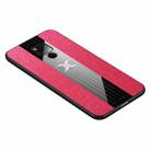 For Huawei Mate 20 X XINLI Stitching Cloth Textue Shockproof TPU Protective Case(Red) - 1
