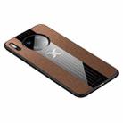 For Huawei Mate 30 XINLI Stitching Cloth Textue Shockproof TPU Protective Case(Brown) - 1