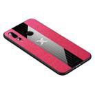 For Huawei nova 4 XINLI Stitching Cloth Textue Shockproof TPU Protective Case(Red) - 1