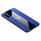 For Huawei nova 5 XINLI Stitching Cloth Textue Shockproof TPU Protective Case(Blue) - 1