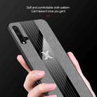 For Huawei nova 5 XINLI Stitching Cloth Textue Shockproof TPU Protective Case(Red) - 3