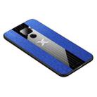 For Huawei nova 5i Pro XINLI Stitching Cloth Textue Shockproof TPU Protective Case(Blue) - 1