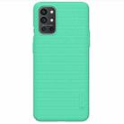 For OnePlus 9R NILLKIN Frosted Concave-convex Texture PC Protective Case(Mint Green) - 1