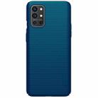 For OnePlus 9R NILLKIN Frosted Concave-convex Texture PC Protective Case(Peacock Blue) - 1