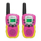 1 Pair RETEVIS RA18 0.5W US Frequency 22CHS FRS License-free Two Way Radio Children Handheld Walkie Talkie(Pink) - 1