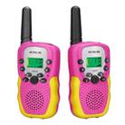 1 Pair RETEVIS RA618 EU Frequency PMR446 8CHS License-free Two Way Radio Children Handheld Walkie Talkie(Pink) - 1