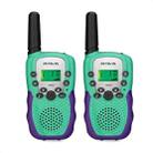 1 Pair RETEVIS RA618 EU Frequency PMR446 8CHS License-free Two Way Radio Children Handheld Walkie Talkie(Green) - 1