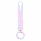 Shockproof Anti-scratch Silicone Protective Case Cover with Hang Loop For AirTag(Pink Purple Blue) - 1