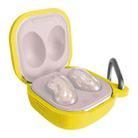 For Samsung Galaxy Buds Live / Pro Bluetooth Earphone Silicone Protective Case with Hook(Yellow) - 1