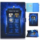 For iPad 10.2 2021 / 2020 / 2019 Colored Drawing Horizontal Flip Leather Case with Holder & Card Slots & Pen Slot & Sleep / Wake-up Function(Police Hall) - 1