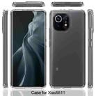 For Xiaomi Mi 11 Shockproof Scratchproof TPU + Acrylic Protective Case(Black) - 2