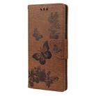 For Xiaomi Poco F3 Butterflies Embossing Horizontal Flip Leather Case with Holder & Card Slots & Wallet(Brown) - 2