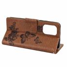 For Xiaomi Poco F3 Butterflies Embossing Horizontal Flip Leather Case with Holder & Card Slots & Wallet(Brown) - 6