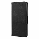 For Xiaomi Poco F3 Butterflies Embossing Horizontal Flip Leather Case with Holder & Card Slots & Wallet(Black) - 2