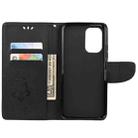 For Xiaomi Poco F3 Butterflies Embossing Horizontal Flip Leather Case with Holder & Card Slots & Wallet(Black) - 4