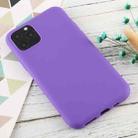 For iPhone 11 Pro Candy Color TPU Case(Purple) - 1