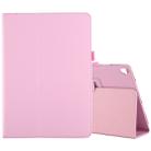 Litchi Texture Horizontal Flip Leather Case with Holder For iPad 10.5 / iPad 10.2 2021 / 2020 / 2019(Pink) - 1
