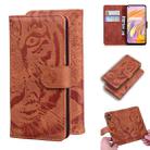 For OPPO Realme X7 (India) / Realme V15 Tiger Embossing Pattern Horizontal Flip Leather Case with Holder & Card Slots & Wallet(Brown) - 1