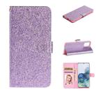 For Xiaomi Redmi Note 10 Pro Glitter Powder Horizontal Flip Leather Case with Card Slots & Holder & Photo Frame & Wallet(Purple) - 1