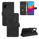 For Ulefone Note 10 Solid Color Skin Feel Magnetic Buckle Horizontal Flip Calf Texture PU Leather Case with Holder & Card Slots & Wallet(Black) - 1