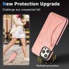 For iPhone 11 Pro Max Ultra-thin Shockproof Protective Case with Holder & Metal Magnetic Function (Rose Gold) - 4