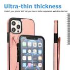 For iPhone 11 Pro Max Ultra-thin Shockproof Protective Case with Holder & Metal Magnetic Function (Rose Gold) - 6
