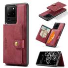For Samsung Galaxy S20 Ultra 5G JEEHOOD Retro Magnetic Detachable Protective Case with Wallet & Card Slot & Holder(Red) - 1