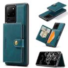 For Samsung Galaxy S20 Ultra 5G JEEHOOD Retro Magnetic Detachable Protective Case with Wallet & Card Slot & Holder(Blue) - 1