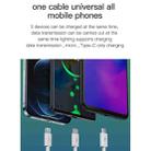 TOTUDESIGN B3B-008 Glory Series 3 in 1 2.4A USB-C / Type-C to 8 Pin + Micro USB + USB-C / Type-C Multifunction Fast Charging Cable, Length: 1.2m - 4