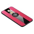 For Huawei Maimang 5 XINLI Stitching Cloth Textue Shockproof TPU Protective Case with Ring Holder(Red) - 1