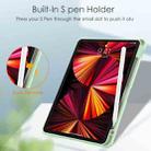 For iPad Pro 11 2022 / 2021 / 2020 / 2018 Three-folding Acrylic TPU + PU Leather Horizontal Flip Tablet Case with Holder & Pen Slot & Sleep / Wake-up Function(Mint Green) - 6