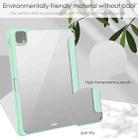For iPad Pro 11 2022 / 2021 / 2020 / 2018 Three-folding Acrylic TPU + PU Leather Horizontal Flip Tablet Case with Holder & Pen Slot & Sleep / Wake-up Function(Mint Green) - 7