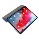 For iPad Pro 11 2022 / 2021 Silk Texture Three-fold Horizontal Flip Leather Tablet Case with Holder & Pen Slot(Sky Blue) - 6