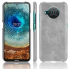 For Nokia X10 / X20 Shockproof Litchi Texture PC + PU Case(Grey) - 1