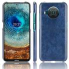 For Nokia X10 / X20 Shockproof Litchi Texture PC + PU Case(Blue) - 1