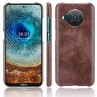 For Nokia X10 / X20 Shockproof Litchi Texture PC + PU Case(Brown) - 1