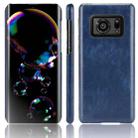 For Sharp Aquos R6 SH-51B Shockproof Litchi Texture PC + PU Case(Blue) - 1