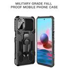 For OPPO A74 4G Armor Warrior Shockproof PC + TPU Protective Case(Gray) - 2