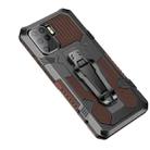 For OPPO A94 Armor Warrior Shockproof PC + TPU Protective Case(Coffee) - 1