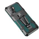 For OPPO A94 Armor Warrior Shockproof PC + TPU Protective Case(Army Green) - 1