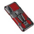 For vivo Y72 5G Armor Warrior Shockproof PC + TPU Protective Case(Red) - 1