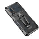 For vivo Y72 5G Armor Warrior Shockproof PC + TPU Protective Case(Gray) - 1