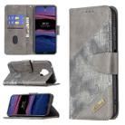 For Nokia G20 / G10 Matching Color Crocodile Texture Horizontal Flip PU Leather Case with Wallet & Holder & Card Slots(Grey) - 1